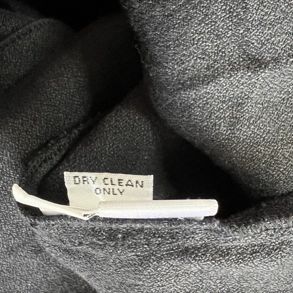 Peter Cohen Gold Star Label Dress Black Stand Collar with Pockets M - Picture 8 of 10